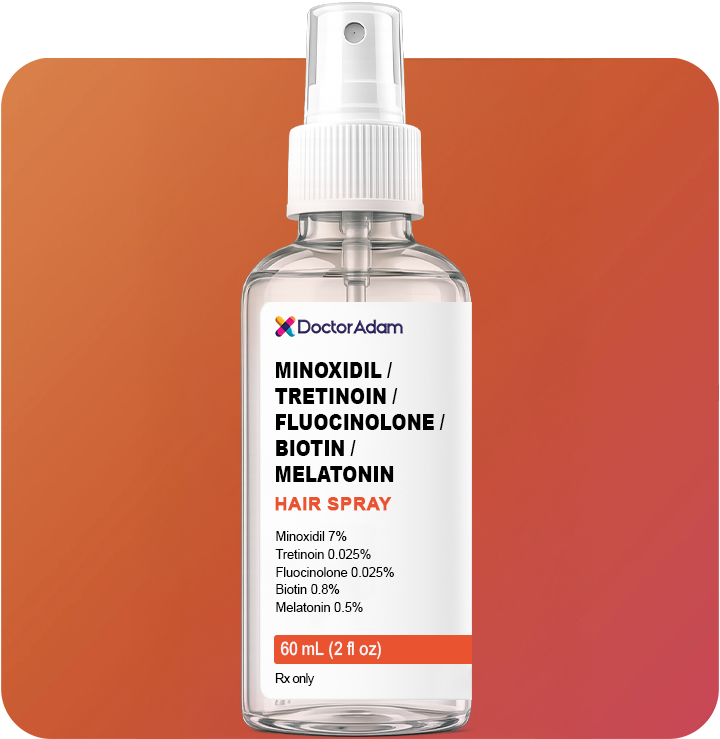 Minoxidil / Tretinoin / Fluocinolone / Biotin / Melatonin Hair Spray