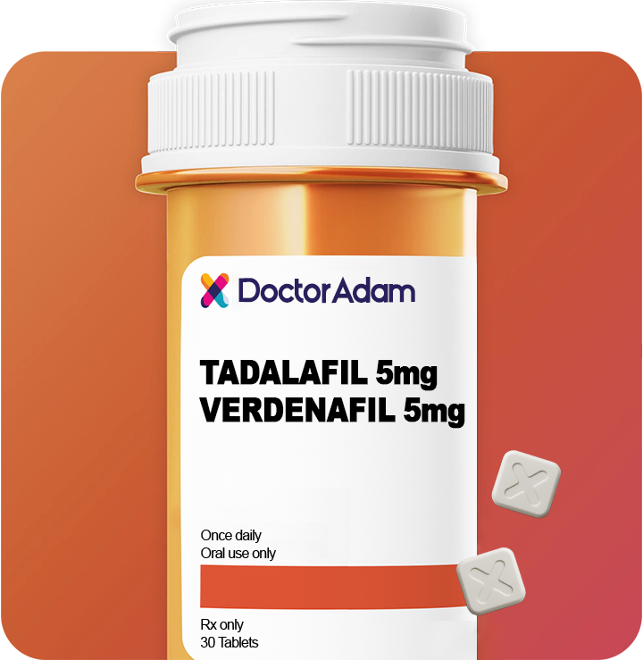 Momentum Daily Chew | Tadalafil 5mg + Vardenafil 5mg Daily ED Support | DoctorAdam