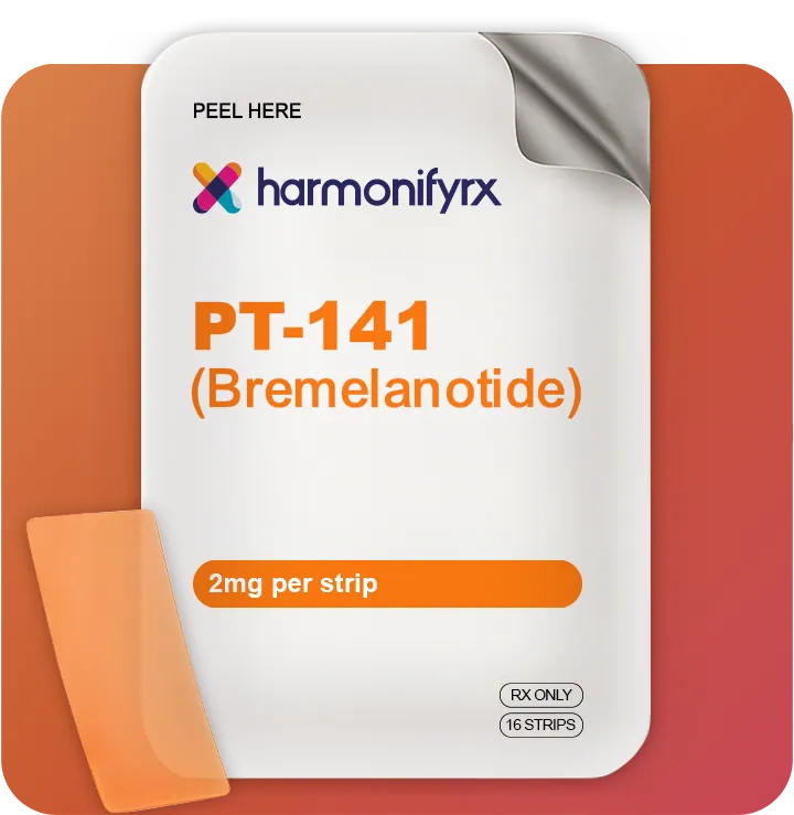 PT-141 bremelanotide 2mg strips, 16 pack