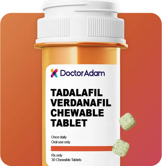 Momentum Daily Chew | Tadalafil 5mg + Vardenafil 5mg Daily ED Support | DoctorAdam