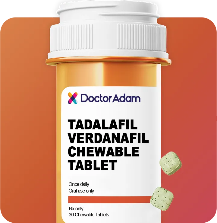 Momentum Daily Chew | Tadalafil 5mg + Vardenafil 5mg Daily ED Support | DoctorAdam