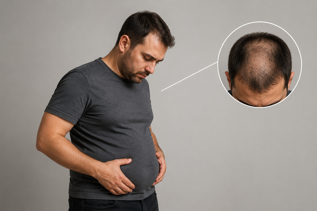 The Hidden Link Between Belly Fat and Hair Loss