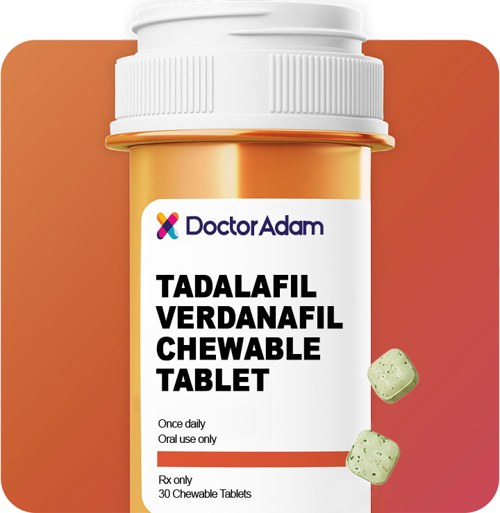 Momentum Daily Chew | Tadalafil 5mg + Vardenafil 5mg Daily ED Support | DoctorAdam